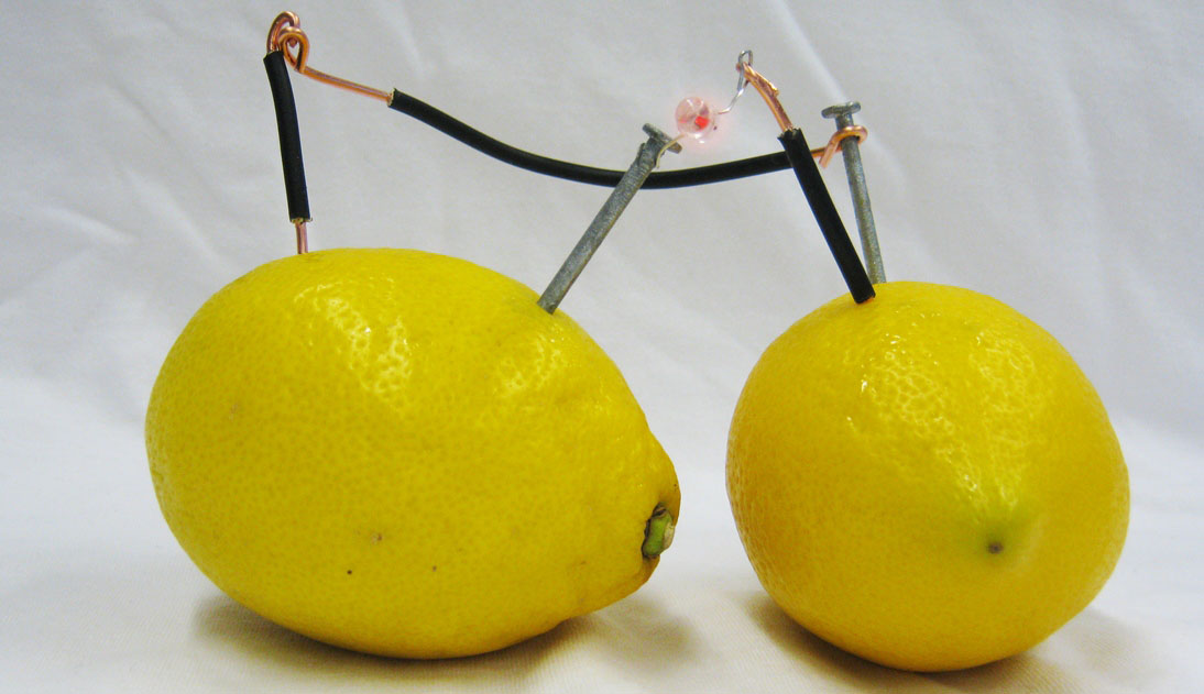 Una batteria a limoni