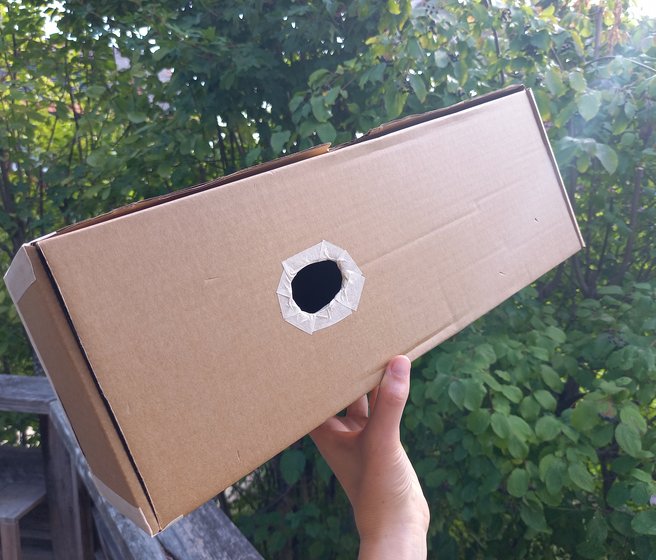 Observation du Soleil avec un sténopé