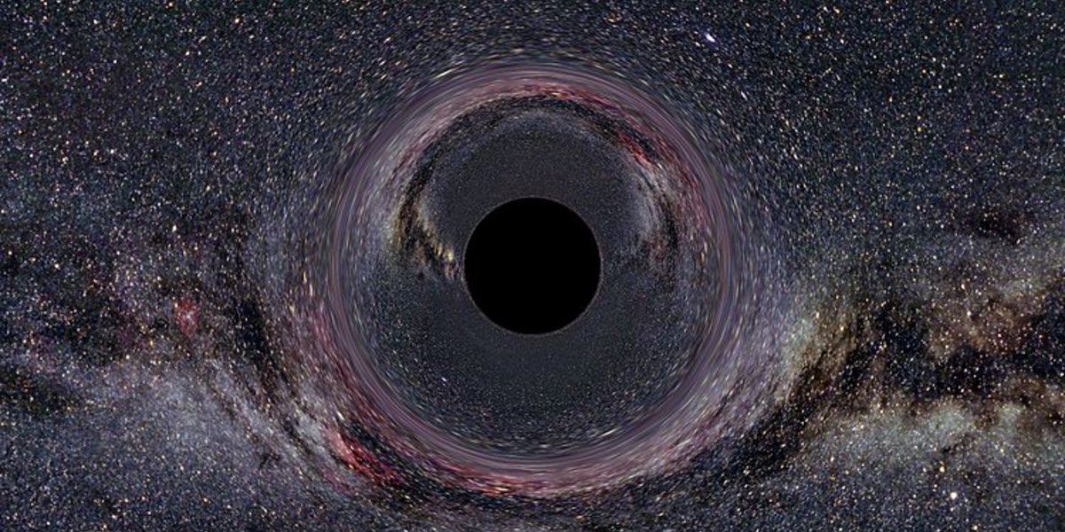 So könnte ein Schwarzes Loch aussehen