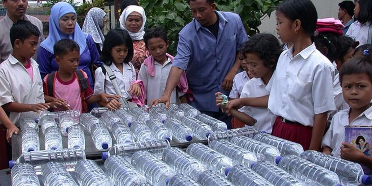 Nicht überall in Indonesien haben die Menschen sauberes Wasser zur Verfügung
