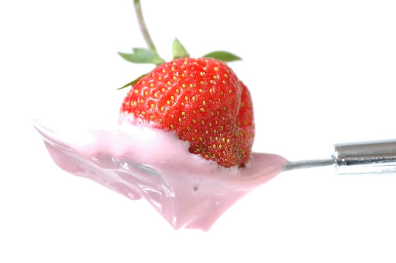 Erdbeere und Joghurt