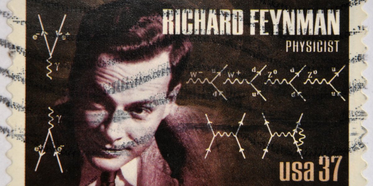 US-Briefmarke mit Richard Feynman