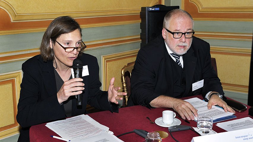 Generalversammlung des Vereins «European Energy Award» in Paris, organisiert durch Cornelia Brandes