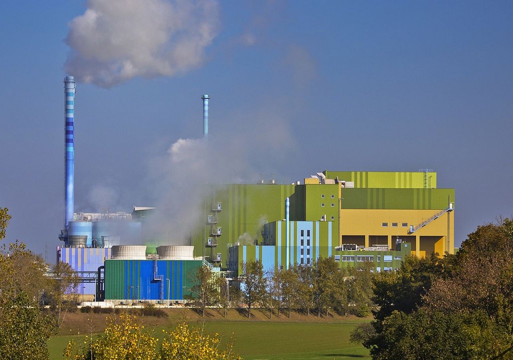 Kehrichtverbrennungsanlage in Höchst, Deutschland