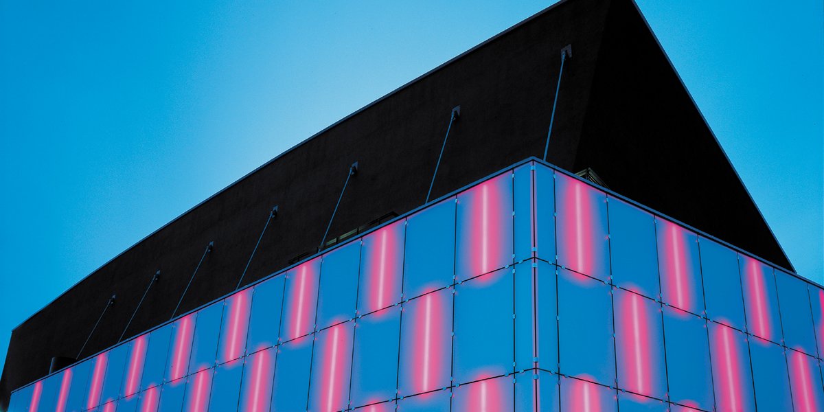 Konzerthaus Dortmund mit LED-Fassade