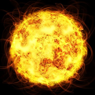 Die Sonne, ein leuchtender Plasmaball