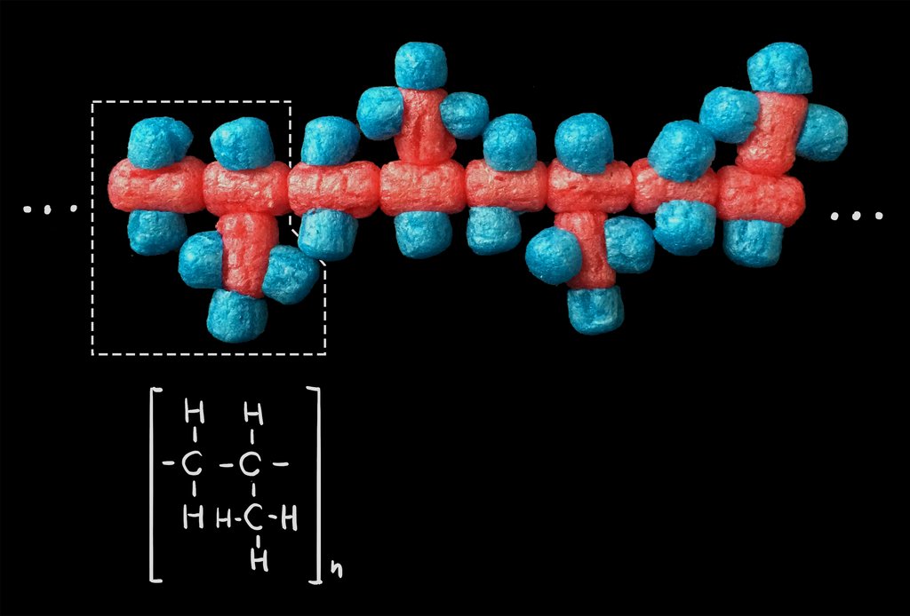 Modèle de polypropylène en chips de maïs