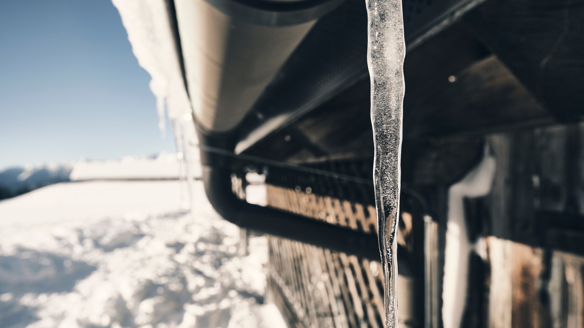 Stalactites de glace