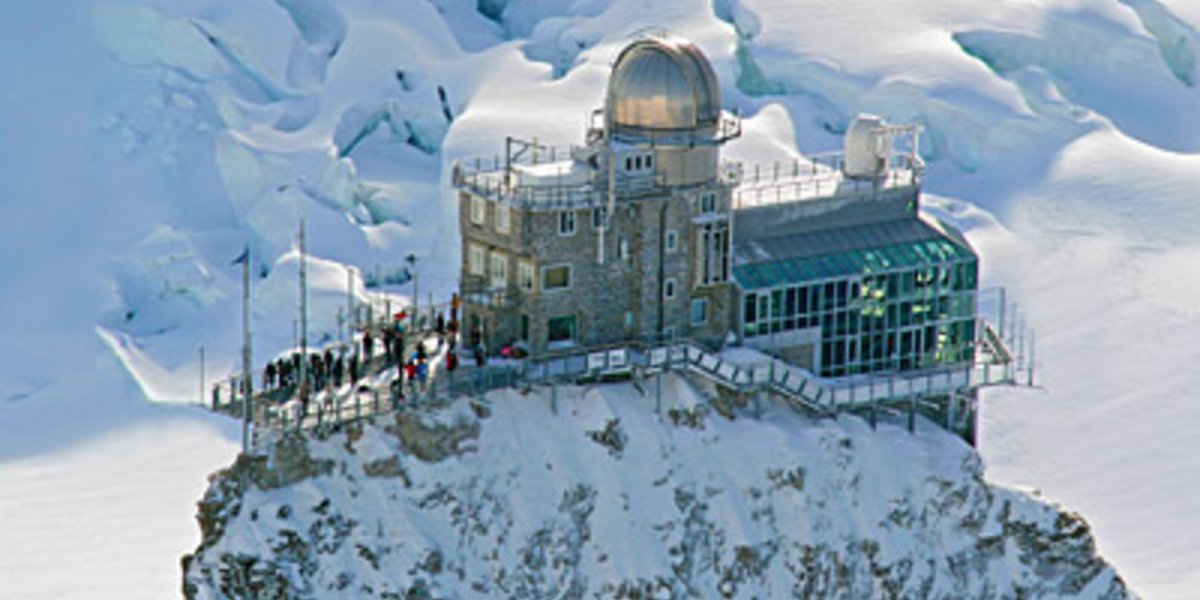 Das Sphinx-Observatorium auf dem Jungfraujoch