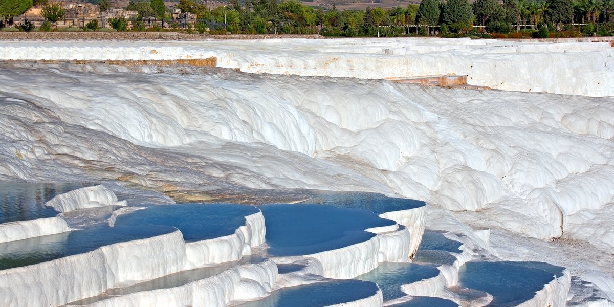 Die Kalksinterterrassen von Pamukkale