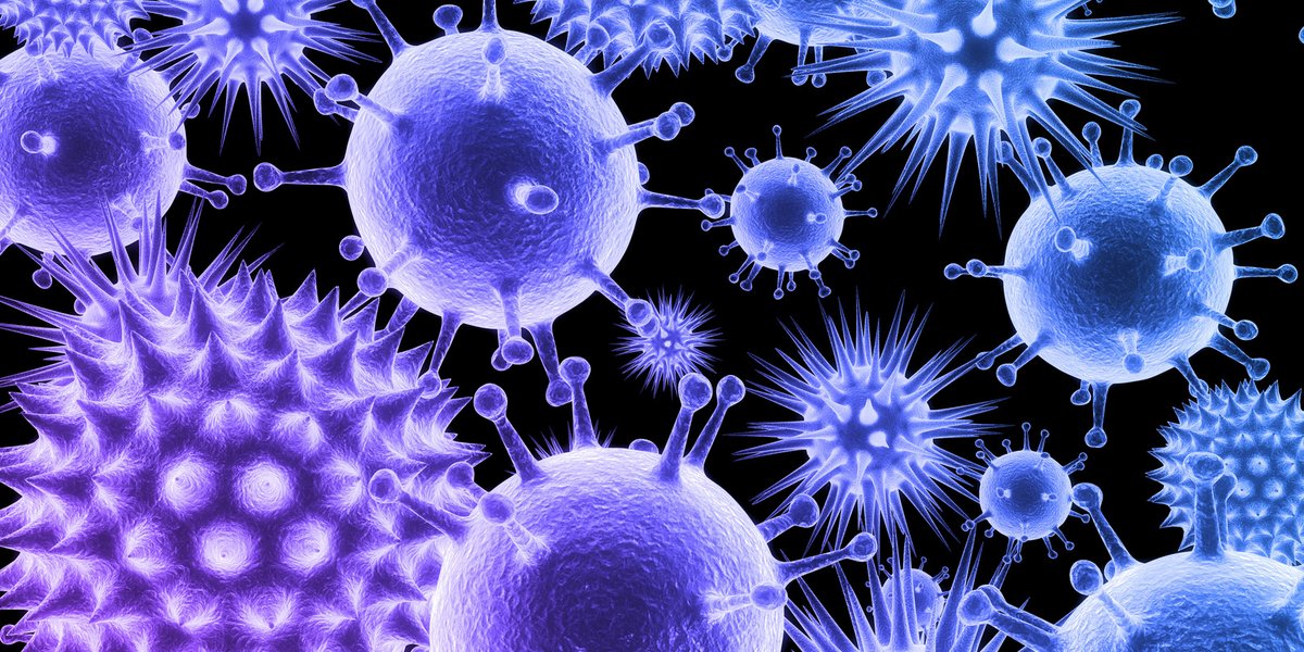 Illustration de différents types de virus