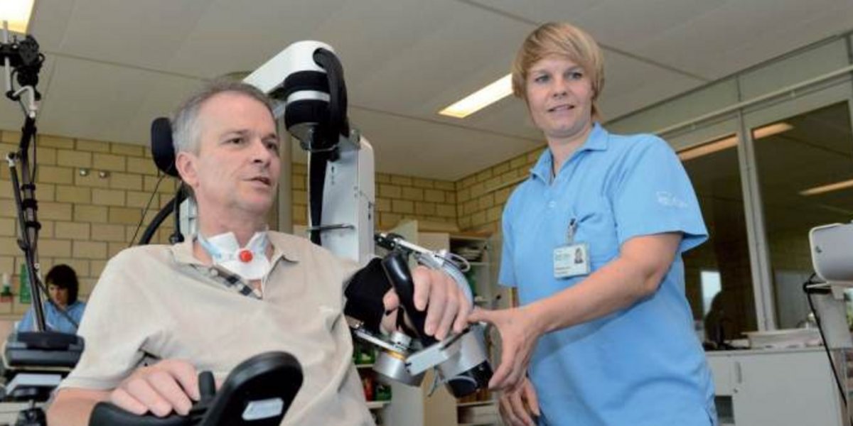 Therapie in Nottwil &#40;Bild: © Schweizer Paraplegiker-Stiftung&#41;