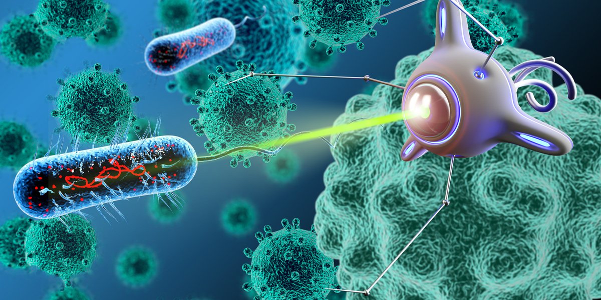 Visualisierung eines Nanoroboters