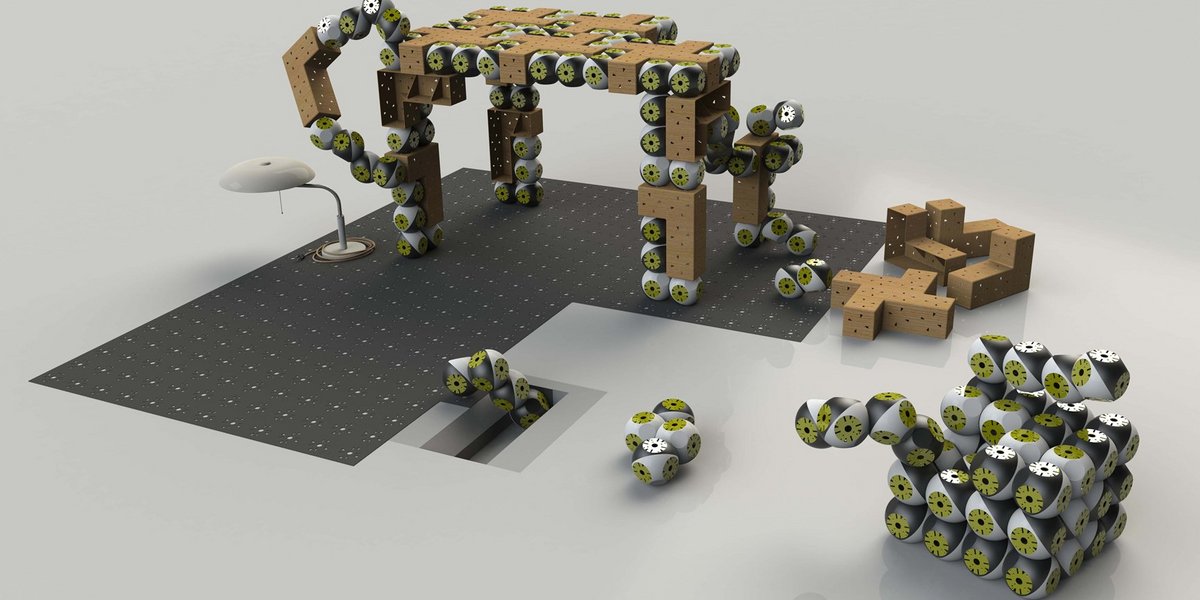 Möbel aus modularen Robotern