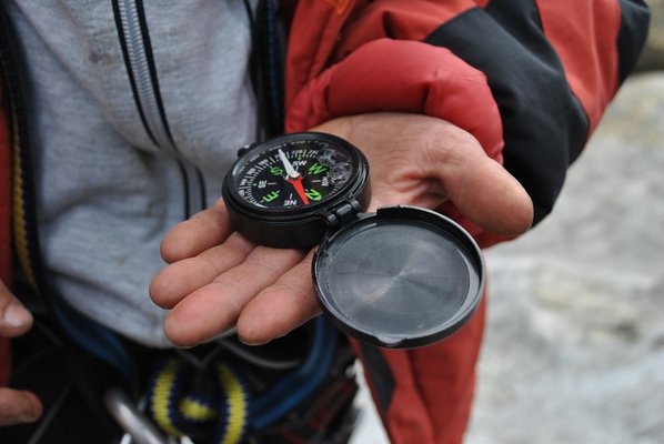 Ein Kompass hilft bei der Orientierung
