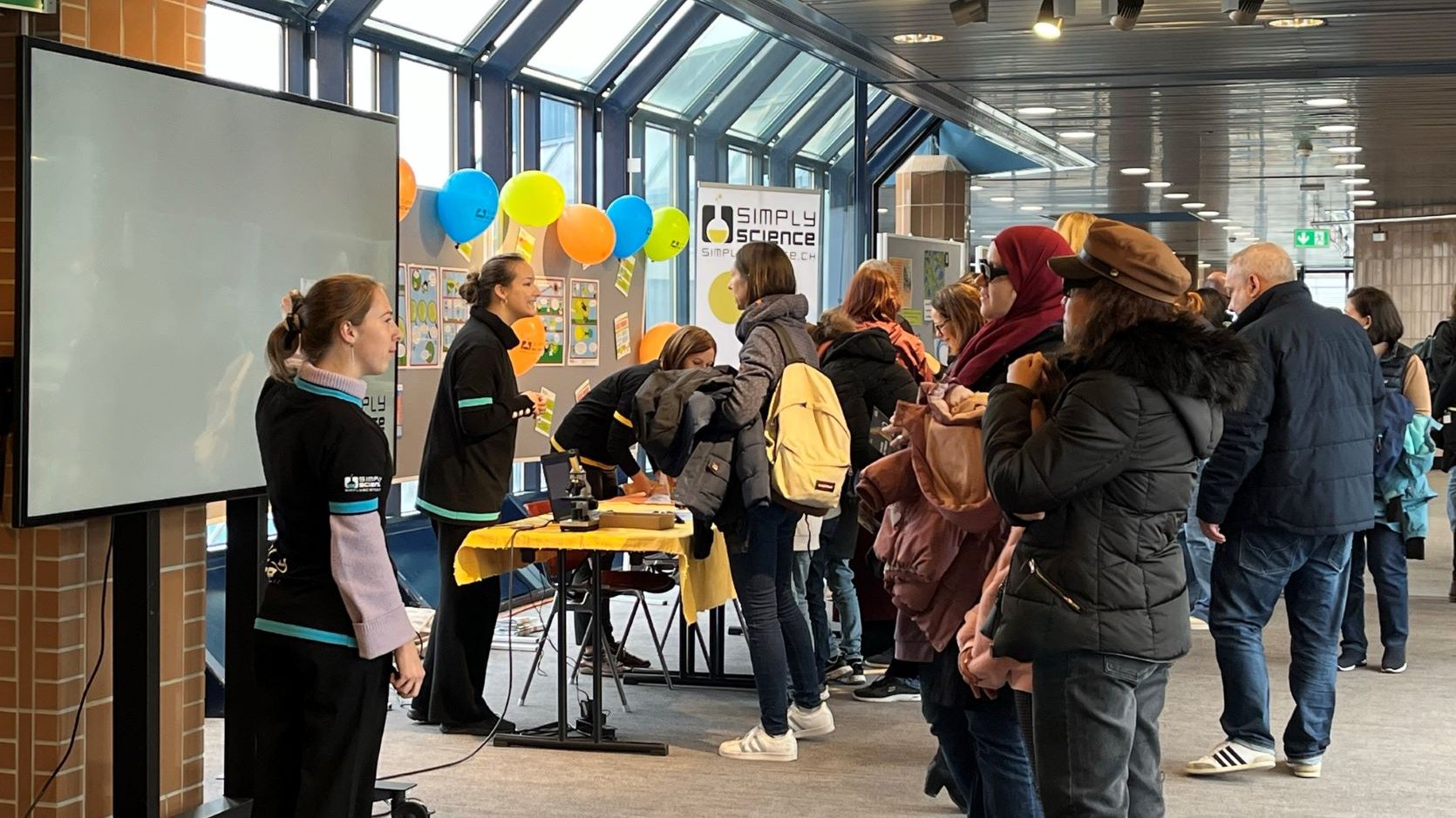 Le stand de SimplyScience à Scientastic