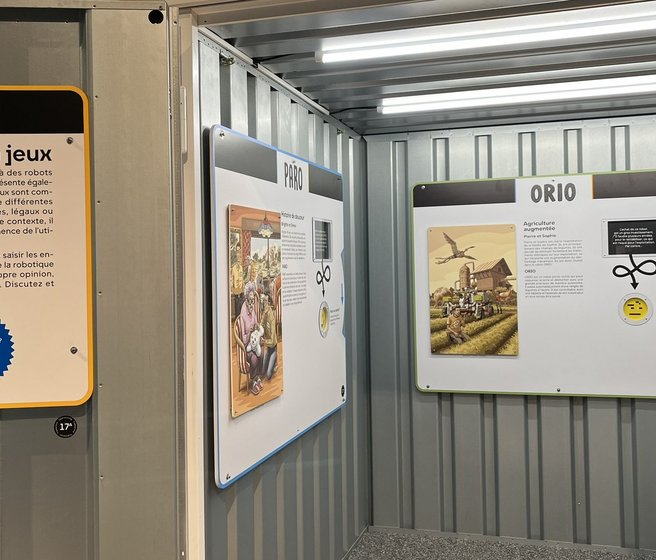 Une installation interactive pour découvrir les pour et les contre de la robotique