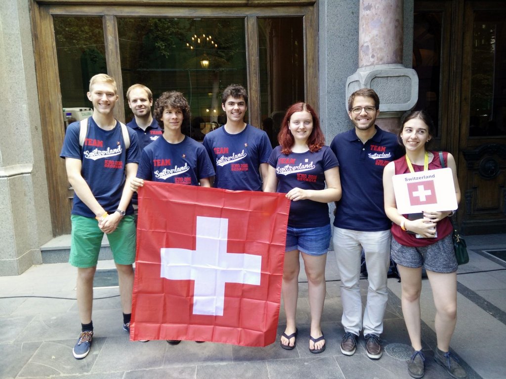 Das Schweizer Team an der internationalen Chemiolympiade 2016