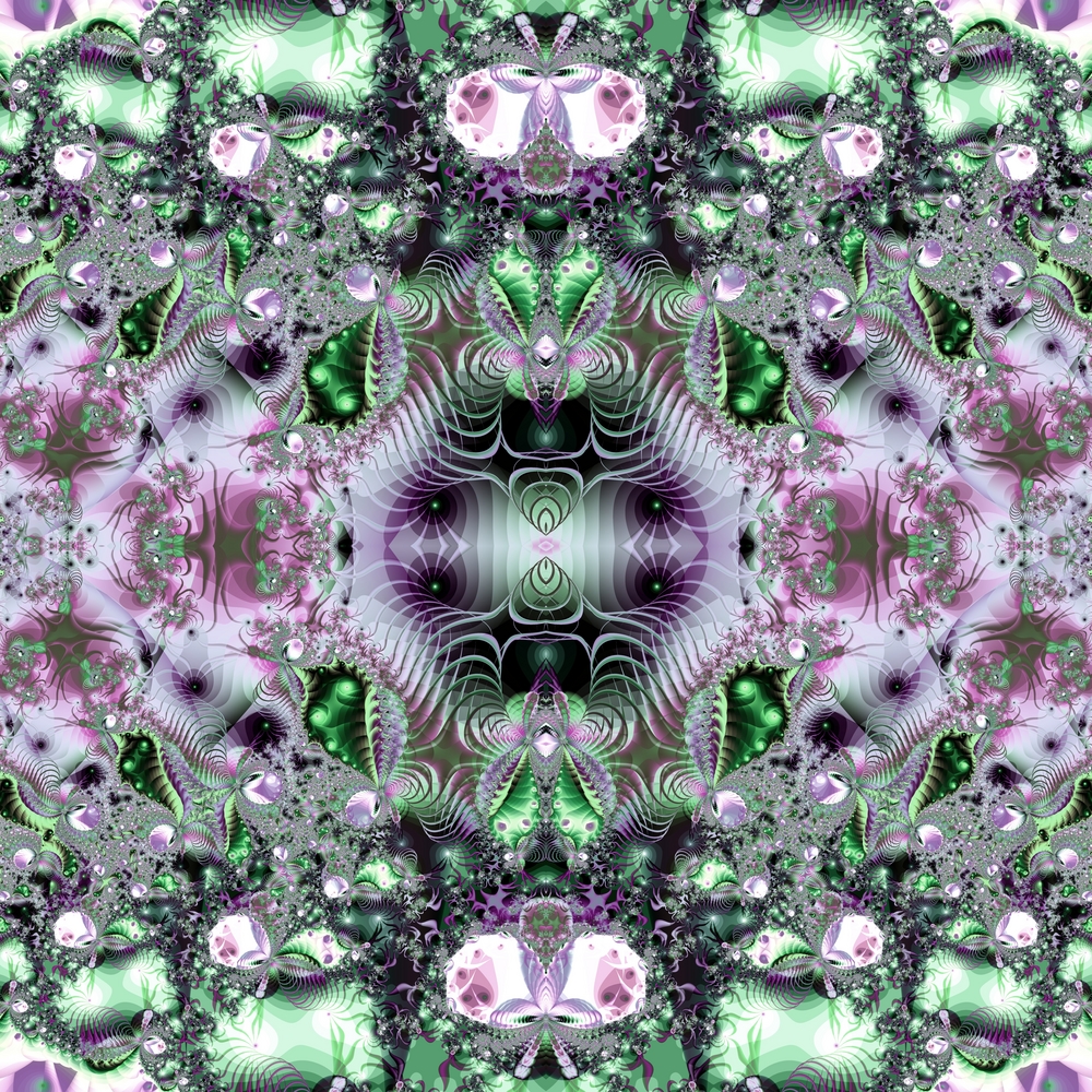 Das symmetrische Bild in einem Kaleidoskop kommt dank präzise ausgerichteten Spiegeln zustande
