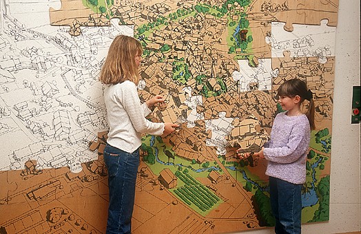 Landschaftspuzzle im Naturama