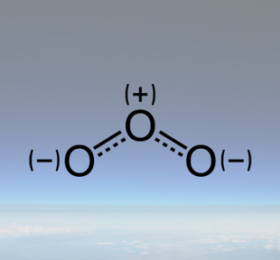 Höchste Konzentration von Ozon in der Stratosphäre