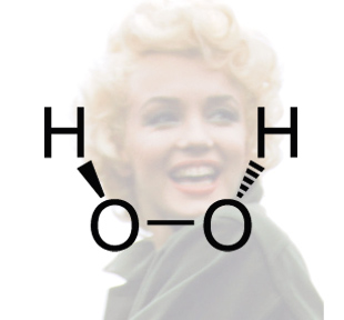 Les faux cheveux blonds doivent beaucoup au peroxyde d'hydrogène