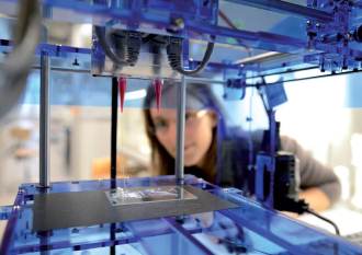 3D-Drucker für den Druck von Biomaterialien &#40;Bild ©SATW / Franz Meier&#41;