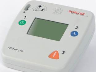 Ein automatischer Defibrillator &#40;Bild © Schiller AG&#41;