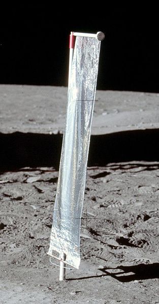 La vela solare dell'Apollo 11
