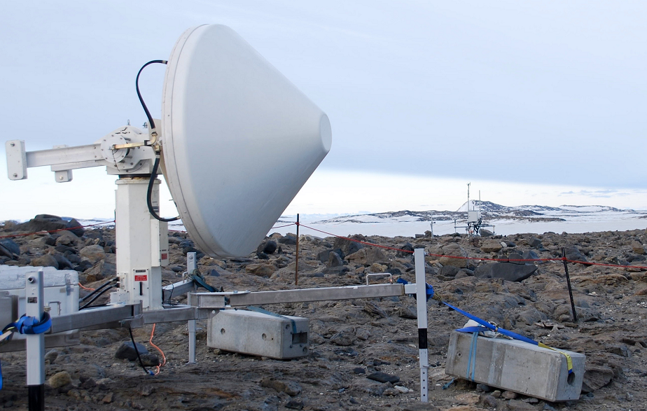 Wetterradar in der Antarktis