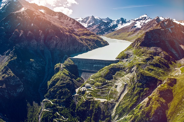 Staumauer Grande Dixence im Wallis