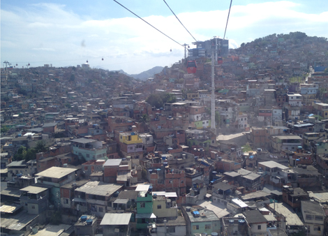 La Favela de l'Allemand est un bidonville au nord de la ville de Rio de Janeiro.