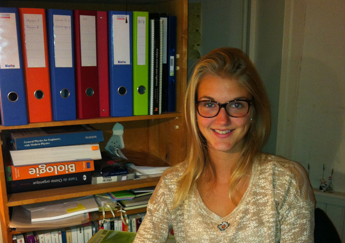 Cécile Piot, étudiante en sciences et technologies du vivant