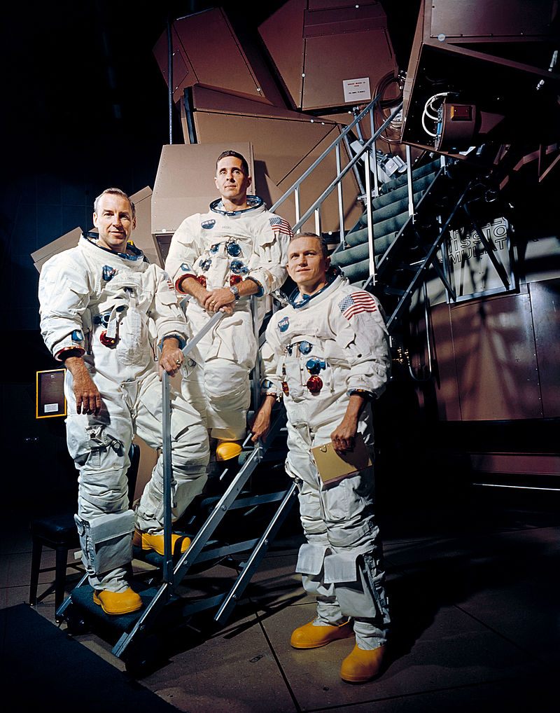 Die Crewmitglieder der Apollo 8