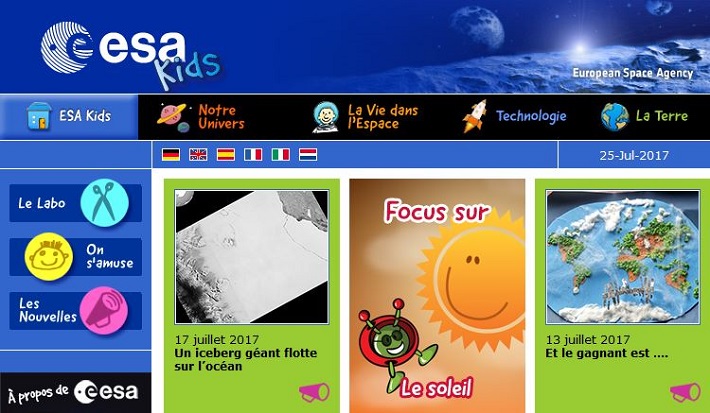 ESA Kids: la tête dans les étoiles